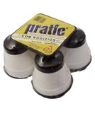 Pe geladeira/fogao plst red br pratic - Pratic/marviplast