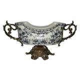 Peça decorativa de porcelana 56cm x 21cm x 29cm - Btc decor