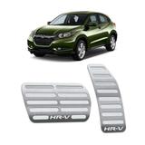 Pedaleiras Honda Hrv 2016/2019 Em Aço Inox Automático Prata - Jr