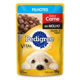 Pedigree Sachê Carne ao Molho para Cães Filhotes - 100g