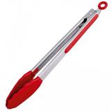 Pegador de Salada Multiuso Silicone Vermelho e Inox 35cm - Mimo style