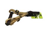 Peitoral cachorro One Dog - Marrom e Dourado - Tamanho G