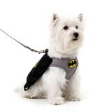 Peitoral com Guia Batman - Sula Pet - Liga da Justiça