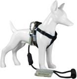 Peitoral e Guia Para Cachorro Au Black - Au!