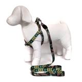 Peitoral e Guia para cachorros - Tamanho Médio - Modelo Militar - Petzoo