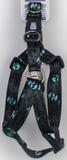 Peitoral para Cachorro e Guia - Estampa Skulls2 - Number one pet