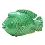 Peixe decorativo de ceramica - Btc decor