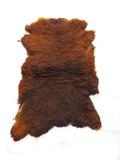 Pelego Lã NATURAL 90 X 60 cor MARROM para tapete montaria - Selaria serrano