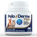 Pelo e Derme 750 - 60/Cápsulas - Vetnil