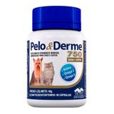 Pelo E Derme Para Cães E Gatos 750 Mg Dha+Epa 60 Cápsulas - Vetnil