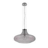 Pendente de Vidro Pote 30cmx50cm Bella Iluminação Transparente