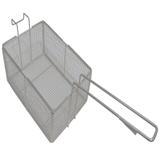 Peneira Cesto Fritura Fritadeira Retangular Tela 24x17x10cm - Alemtex