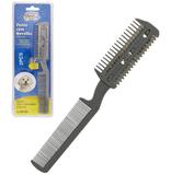 Pente com navalha para caes com 2 laminas extras - Western pet
