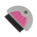 Pente Escova Cachorro Gato Antipulgas Pelo Curto 2 Cores - Bom amigo pet