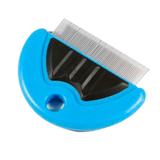 Pente Escova Cachorro Gato Antipulgas Pelo Curto 2 Cores - Bom amigo pet