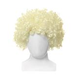 Peruca Black Branco Acessório Carnaval Fantasia - Cromus