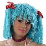 Peruca Boneca - Azul - Carnaval