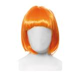 Peruca Chanel Laranja Acessório Carnaval Fantasia - Cromus