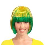 Peruca Chanel Mesclada Verde e Amarelo Brasil - Festabox
