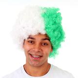 Peruca Time Black Power - Verde e Branco - Copa do Mundo - Linha colors