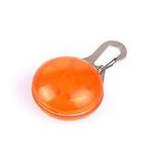 Pet Segurança Pingente Colar Led Laranja - Pb