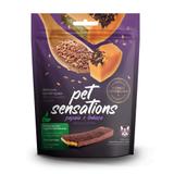 Petisco Bifinho Recheado Para Cães Pet Sensations Papaya Com Linhaça 65g - Petitos