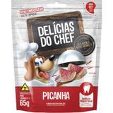 Petisco Snack Petitos Delicias do Chef Sabor Picanha para Cães