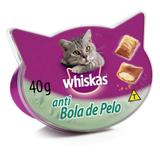 Petisco Whiskas Temptations Anti Bola De Pelo Para Gatos Adultos E Filhotes 40g - Pedigree