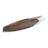 Petisqueira Alumínio Canoa 5cmx15cm Nakine Marrom