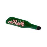 Petisqueira em vidro Decorglass Garrafa Beer 39,5cm