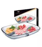 Petisqueira parma com 03 divisões 29 cm - Comercial gomes