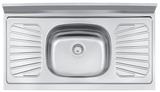 Pia Aço Inox 105x52 1CC Standard - Tramontina