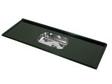 Pia de Cozinha Decoralita Granito Sintético com Bojo em Inox 160cm X 54cm Verde Romano