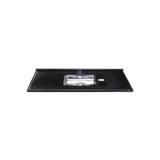 Pia de Granito com Cuba em Inox Master Pop 120cm Preto São Gabriel - Venturini