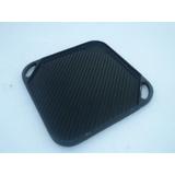 Picanheira em ferro fundido quadrada dupla face comprimento 25 x largura 25cm - Fundicao santana