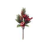 Pick Decoração Natal 18x8Cm Vermelho - Cromus