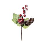 Pick Decoração Natal 24x13Cm Vermelho - Cromus