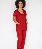 Pijama Cirúgico Marsala FAIKO Jalecos - Faíko jalecos