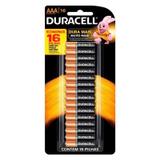 Pilha Duracell Alcalina AAA Cartela C/ 16 Unidades