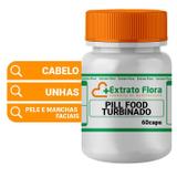 Pill Food Turbinado 60 Cápsulas - Extrato flora