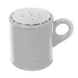 Pimenteiro De Cerâmica Lata 90 Ml Branco Mondoceram Gourmet