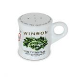 Pimenteiro Lata Amassada Winson 90ml Mondoceram 6,5cmx6cmx8,5cm Verde