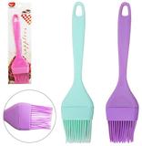 Pincel Culinario de Silicone Colors 20,5cm - Saz comercio