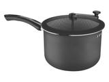 Pipoqueira 22cm 6 0l paris grafite aluminio com revestimento antiaderente tramontina