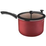 Pipoqueira de Alumínio com Revestimento Interno de Antiaderente Diâmetro 22Cm, Tramontina, 20536722, Vermelho, Medio