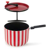 Pipoqueira Multiflon Cine 22cm vermelho / Branco antiaderente