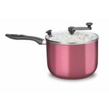 Pipoqueira Tampo de Vidro Nylon 4,8 Litros Cereja - MTA
