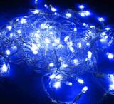 Pisca pisca De Natal 100 LEDs Luz Azul 8 Funções Natalino 9 Metros - Abm
