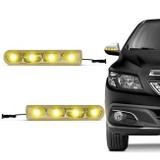 Pisca Retrovisor Com 4 LEDs Slim Seta Tuning Universal Luz Amarela - Autopoli