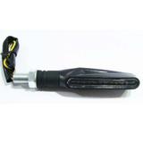 Pisca Seta Led Esportivo Hornet Fazer Cb300 Xj6 Xre300 Titan Fino Preto Par - Serjão parts